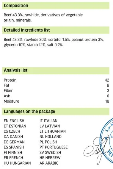 Dog Fest Dental Treats For Adult Dogs -Twister-Beef 100g (14cm) (1).webp