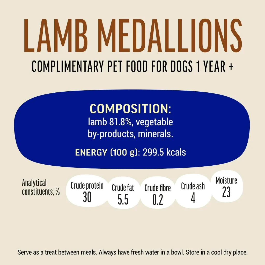 Dog Fest Lamb Medallions For Mini-Dogs - 55g (1.94oz)[Weight - 55g] (1).webp
