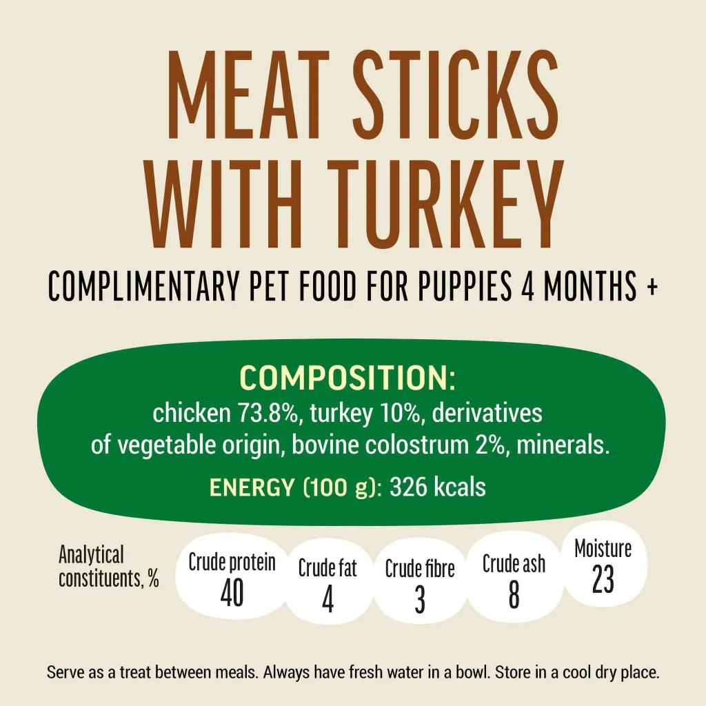 Dog Fest Turkey Stick With Colostrum 45g[Weight - 45g] (1).webp