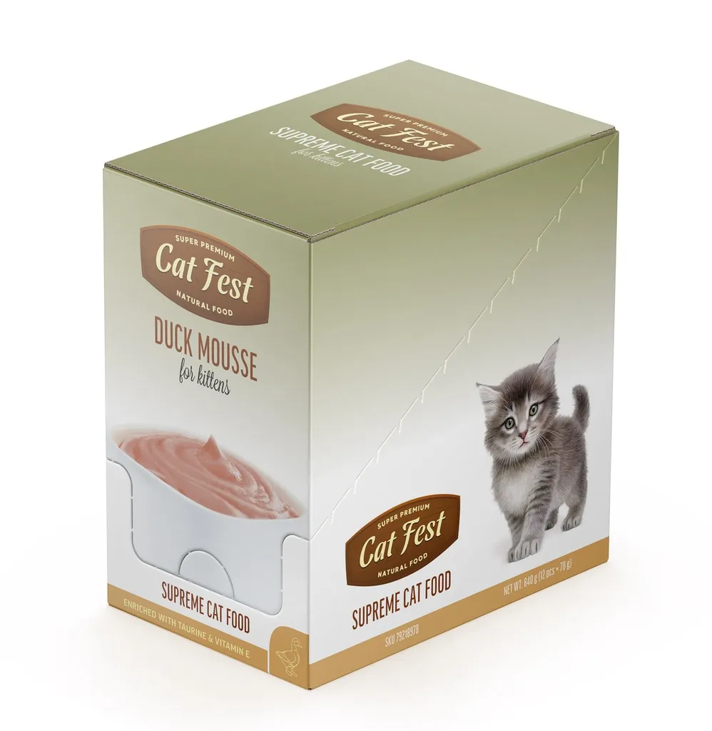 Cat Fest Duck Mousse For Kittens 70g (2).webp