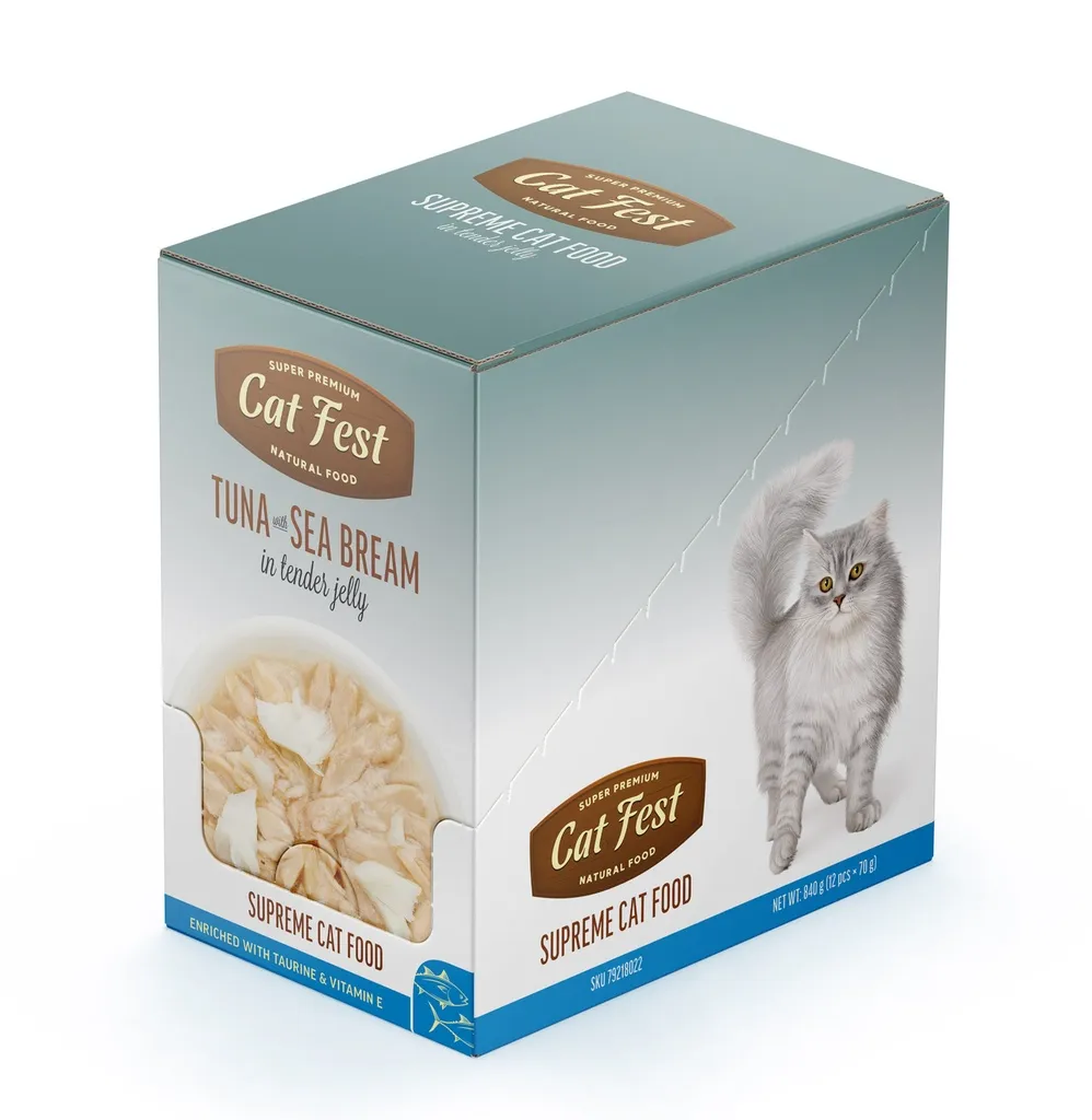 Cat Fest Tuna With Sea Bream In Tender Jelly For Cats 70g (2).webp