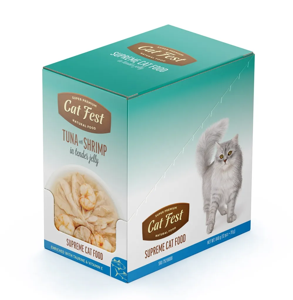 Cat Fest Tuna With Shrimp In Tender Jelly For Cats 70g (2).webp