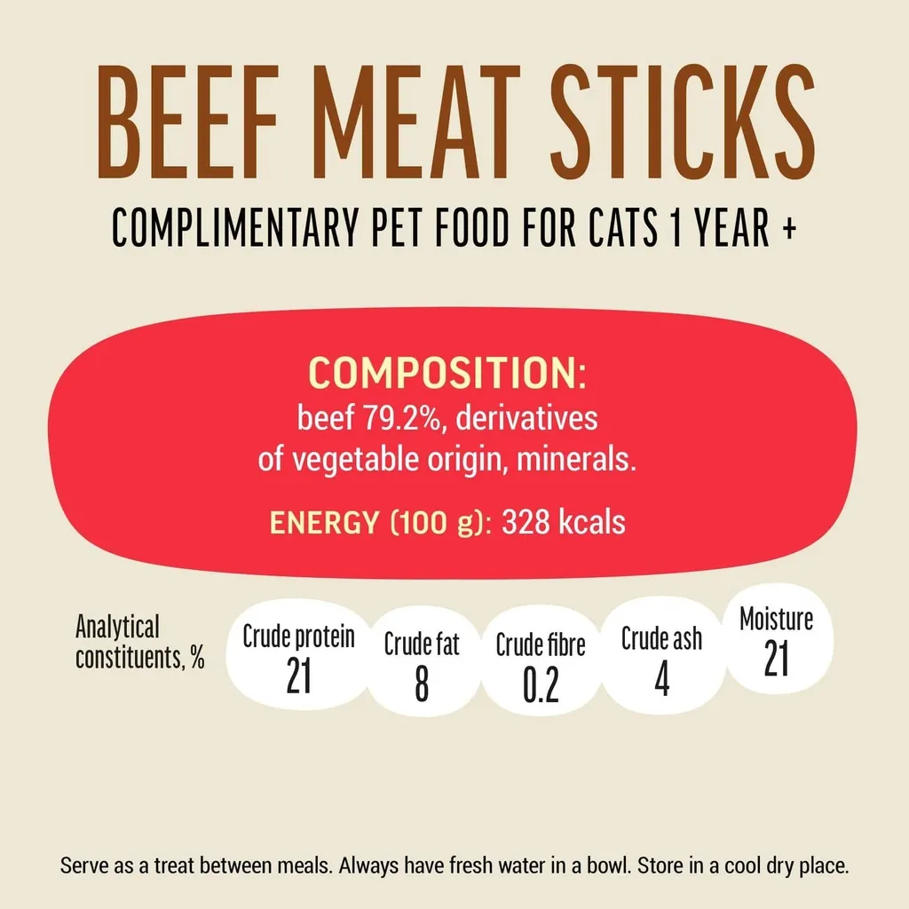 Cat Fest Meat Sticks Beef For Cat[Weight - 45g] (1).webp