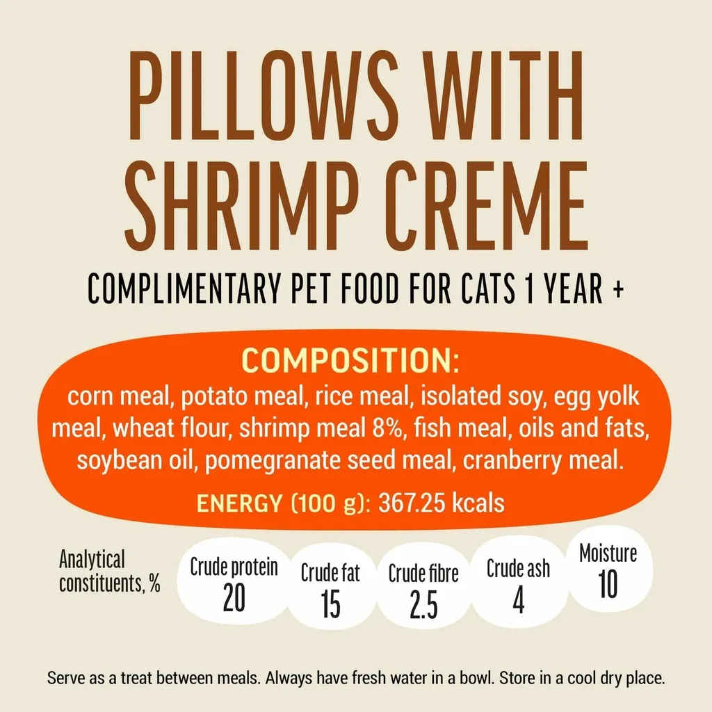 Cat Fest Pillows With Shrimp Cream[Weight - 30g] (1).webp