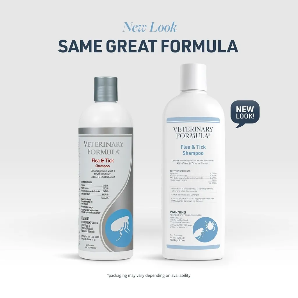 Synergy Labs Veterinary Formula Clinical Care Flea & Tick Shampoo 473ml.webp