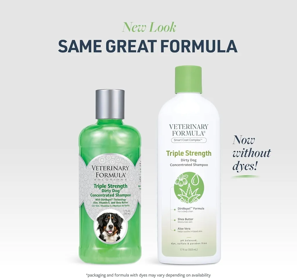 Synergy Labs Veterinary Formula Solutions Triple Strength Dirty Dog Concentrated Shampoo 17oz - 503ml.webp