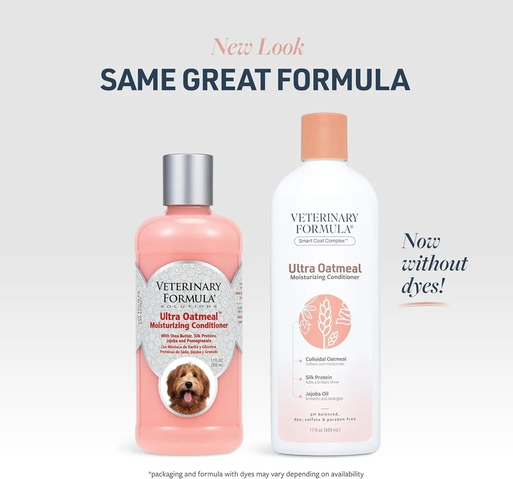 Synergy Labs Veterinary Formula Solutions Ultra Oatmeal Moisturizing Conditioner 17oz - 503ml.webp