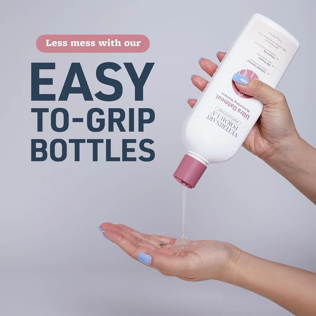 Synergy Labs Veterinary Formula Solutions Ultra Oatmeal Moisturizing Shampoo 17oz - 503ml (4).webp