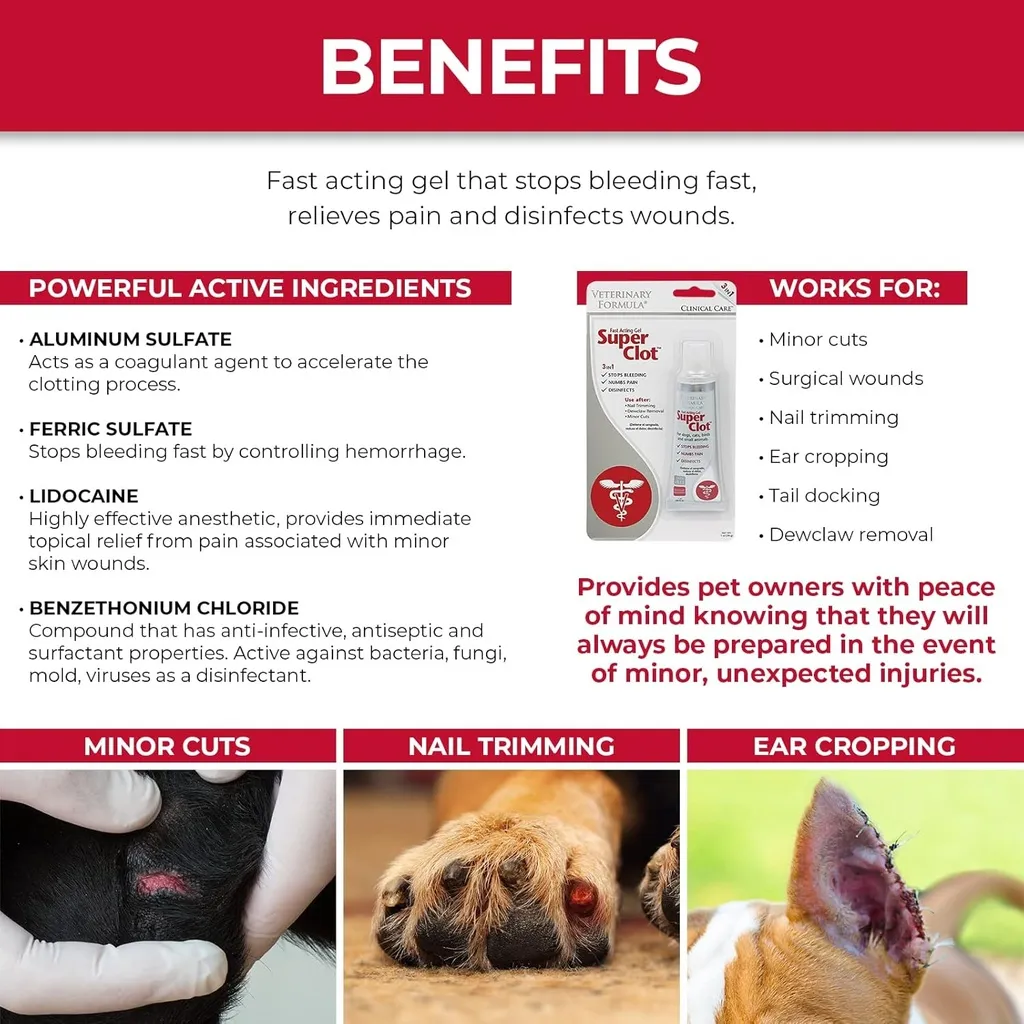 Synergy Labs Veterinary Formula Super Clotgel 28g (Blood Stopper)[Weight - 28g].webp