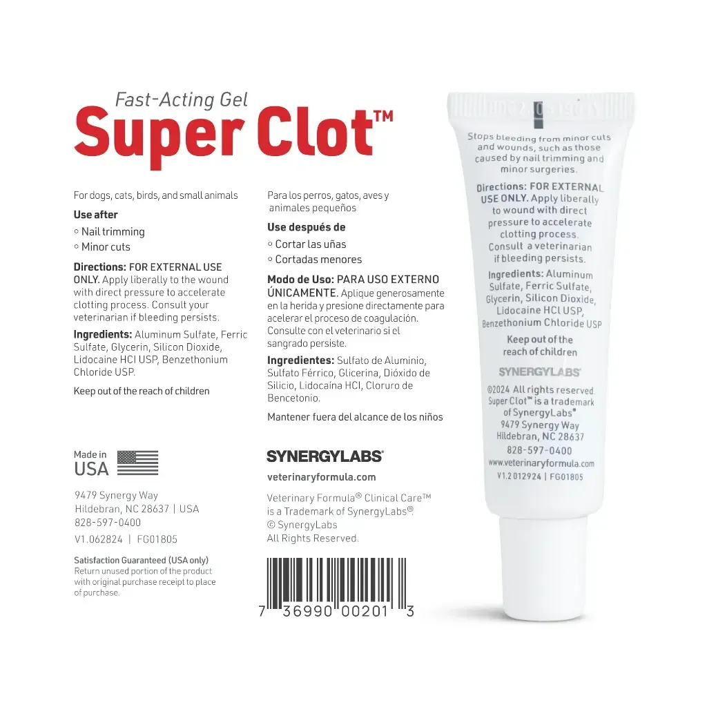 Synergy Labs Veterinary Formula Super Clotgel 28g (Blood Stopper)[Weight - 28g] (1).webp