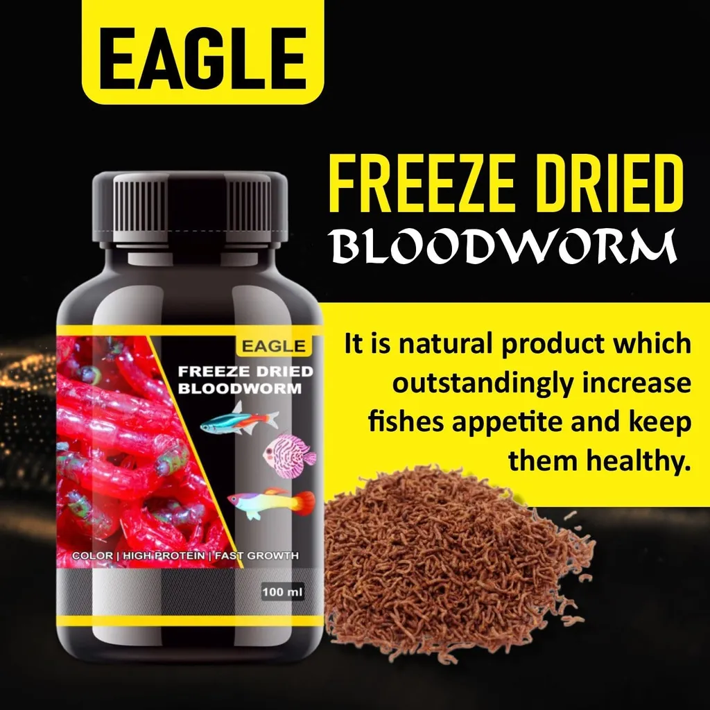 Horizone Eagle Freeze Dried Blood Worms - 100 ml (2).webp