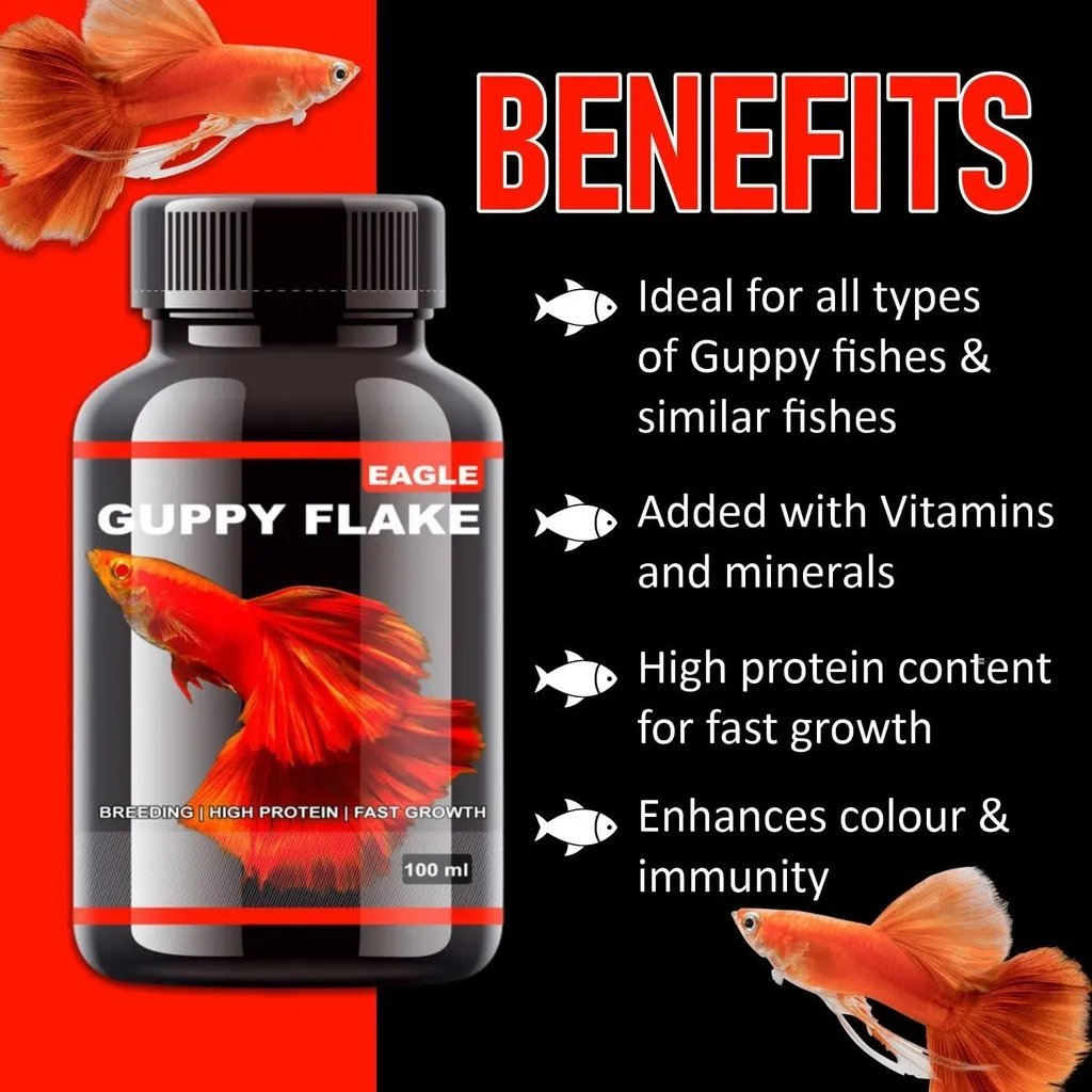 Horizone Eagle Guppy Flakes - 100ml (1).webp