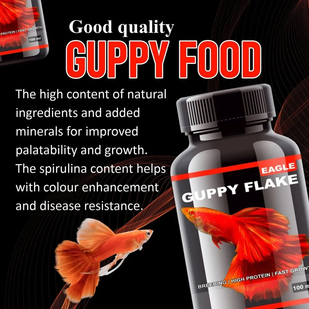 Horizone Eagle Guppy Flakes - 100ml.webp