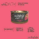 Schesir After Dark Wholefood In Broth For Cat - Chicken With Beef 80g (Min Order- 12 Cans).webp