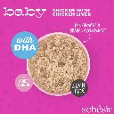 Schesir Baby Kitten Wholefood - Chicken With Chicken Liver 70g (Min Order- 12 Cans) (2).webp