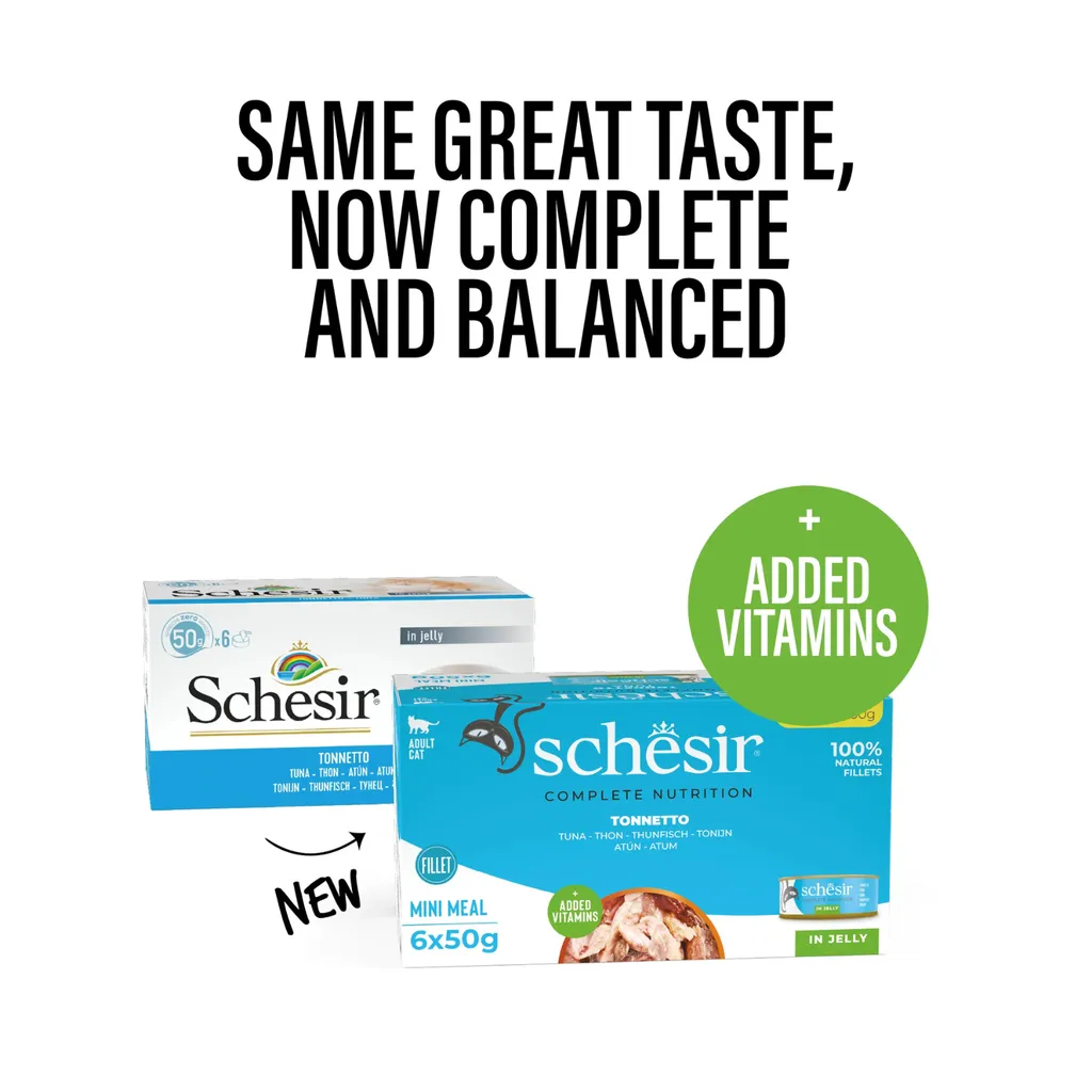 [SCPST21120004] Schesir Complete & Balanced Nutrition Wet Cat Food in Jelly Can[Multi pack]- Tuna-(6X50g).webp