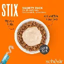 Schesir Stix Treat Variety Pack  6x15g - Mixed Flavors_ Chicken,Duck & Salmon, (Min Order- 12 Pack) (3).webp