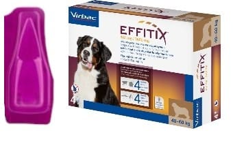 VIRBAC | Effitix TGN X4 (40-60 kg) | 1 Ampules 