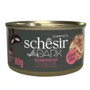 Schesir After Dark Wholefood in Broth for Cat 80g Chicken with Beef