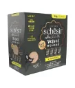 Schesir After Dark Velvet Mousse in Broth Variety Pack For Cat 80g x12 Pouch 4 Flavors ( 3 Pouch Each Flavor)
