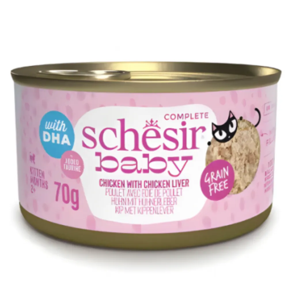 Schesir Baby Kitten Wholefood 70g Chicken with Chicken Liver