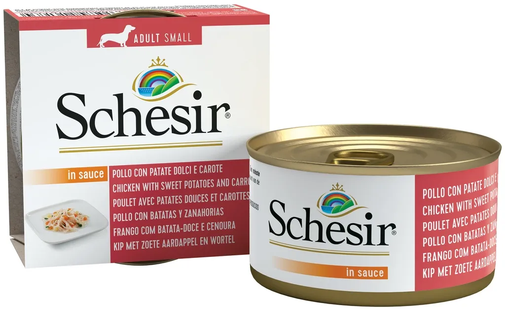 Schesir Dog Wet Food 85g Chicken with Potatoes and Carrots