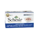 Schesir Dog Multipack Wet Food 85g x 4 Cans Tuna With Seabass