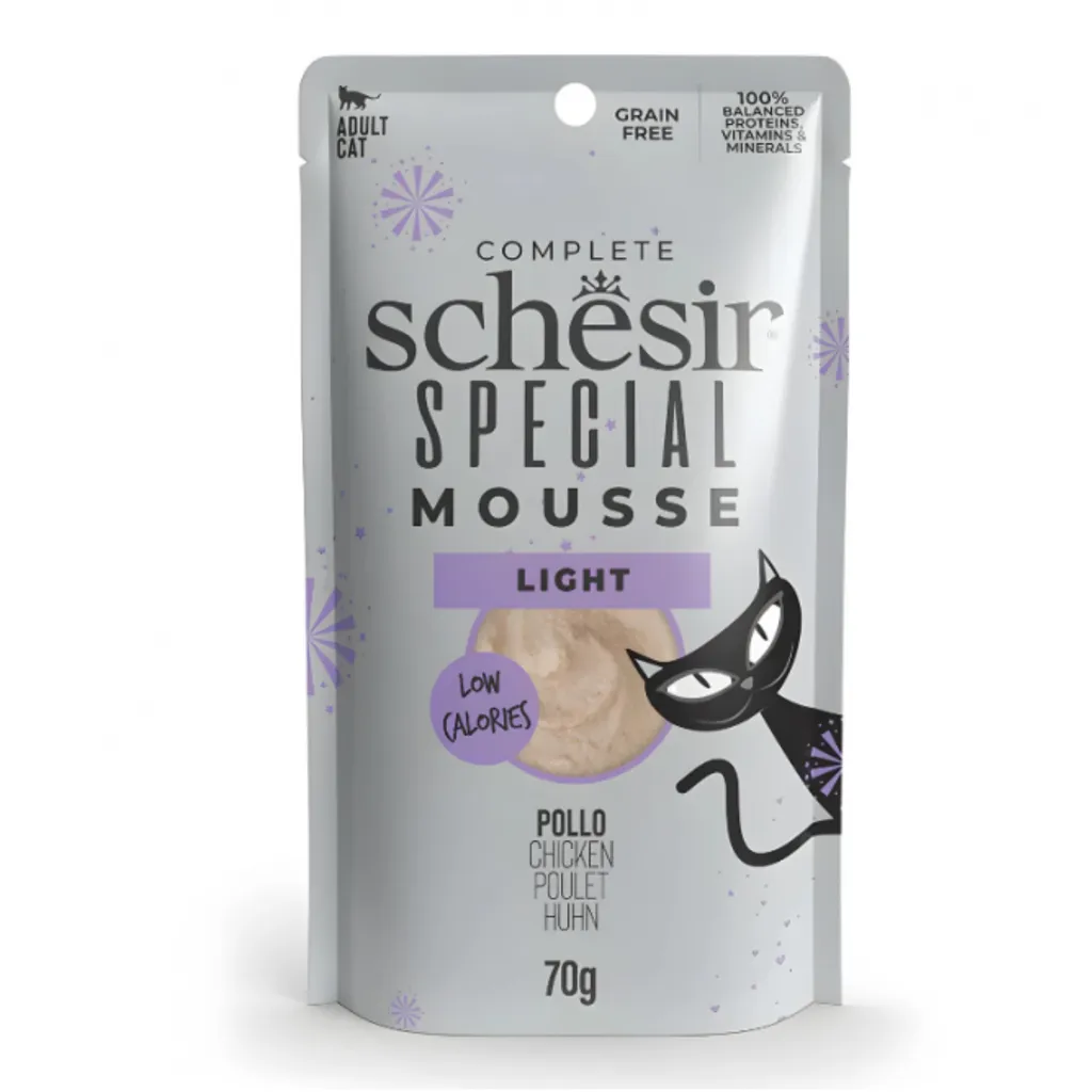 Schesir Special Mousse (Light) for Cat 70g Chicken