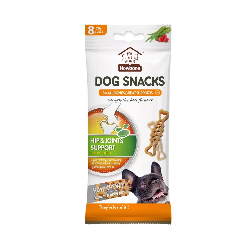 Howbone Dog Snacks Slice 70g Hip & Joint Support 8pcs/Pack