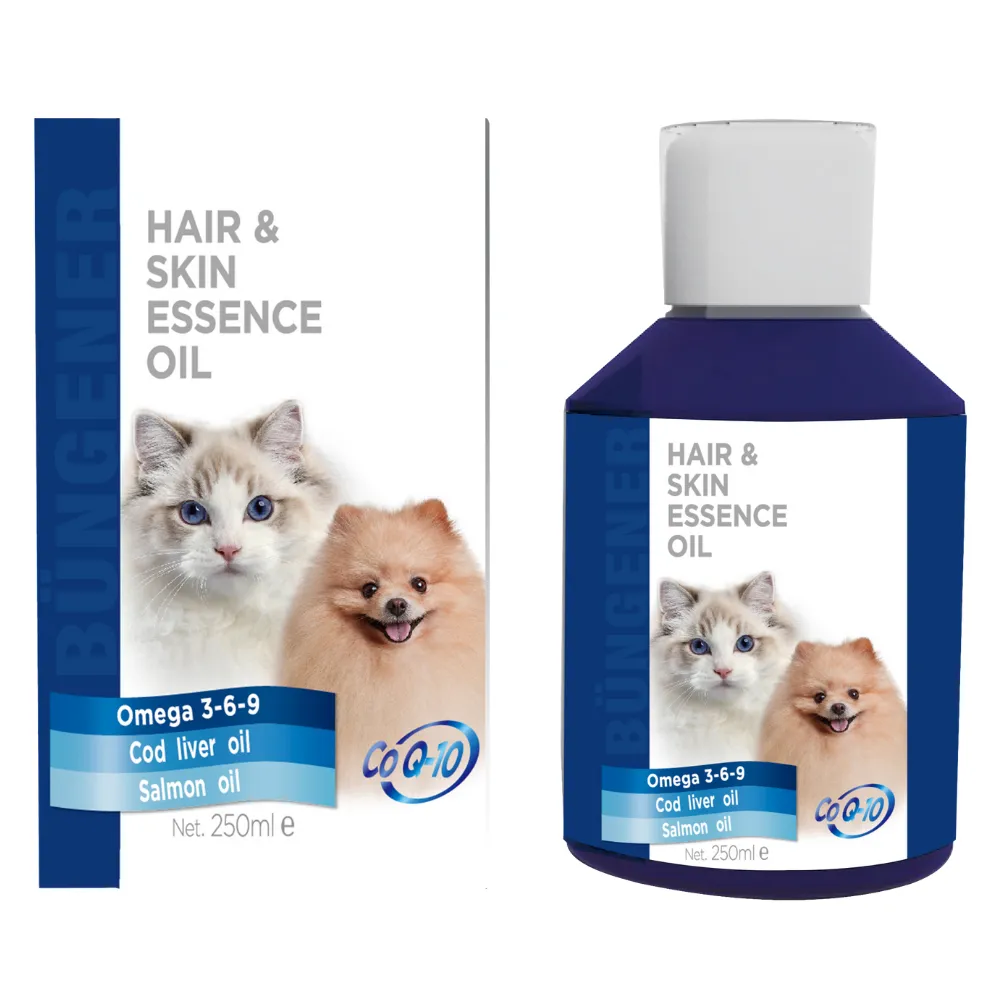 Bungener Hair & Skin Essence Oil For Cats & Dogs 250ml (Fish Oil)