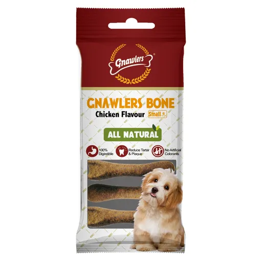 Gnawlers Bone Small-Snack for Dogs Chicken 6pcs/pack 108g