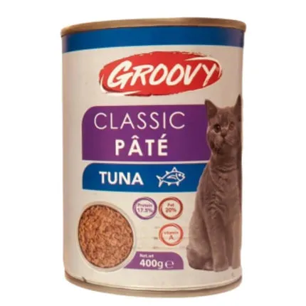 GROOVY Feline Classic Pate Tuna 400 gm