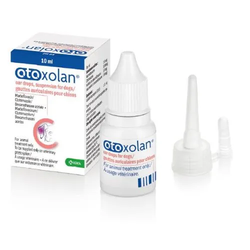 KRKA Otoxolan Ear Drops Suspension for Dogs 10 ml