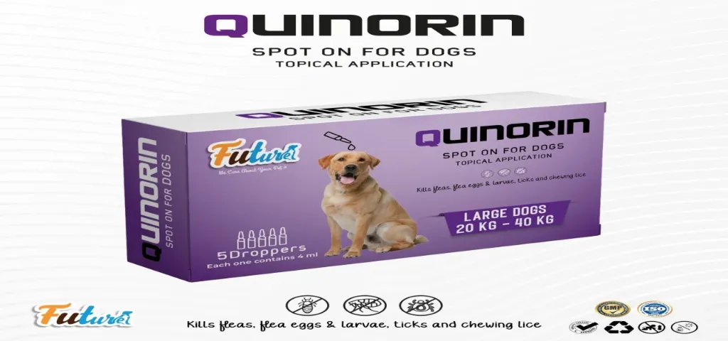 FUTURE Quinorin Spot On for Large Dogs (20-40kg) 3ml×5 Amp