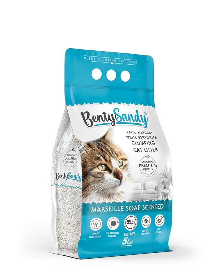 Benty Sandy Cat Litter Marseille Soap 5 L