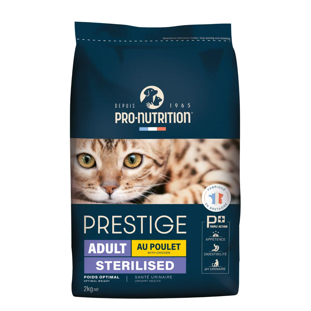 Pro Nutrition Prestige Adult Sterilised Cat 2Kg  Chicken