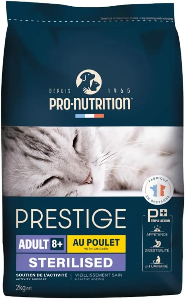Pro Nutrition Prestige Adult Sterilised 8+Cat  2Kg  Chicken