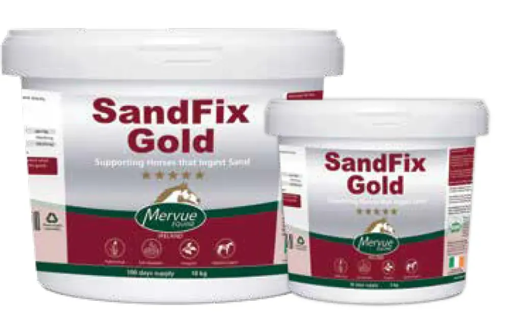 MERVUE SandFix Gold Powder 3Kg Supporting Horses that ingest sand