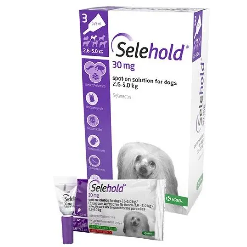 KRKA Selehold 30mg for Mini Dogs 2.6-5Kg