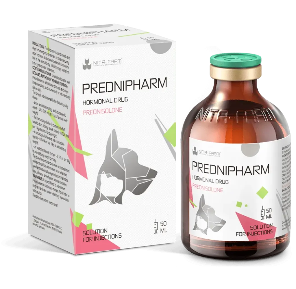 NITA FARM Prednipharm 10mg/ML Prednisolone 50ml Vial