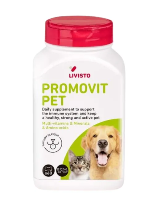 LIVISTO PROMOVIT PET 60 Tablets