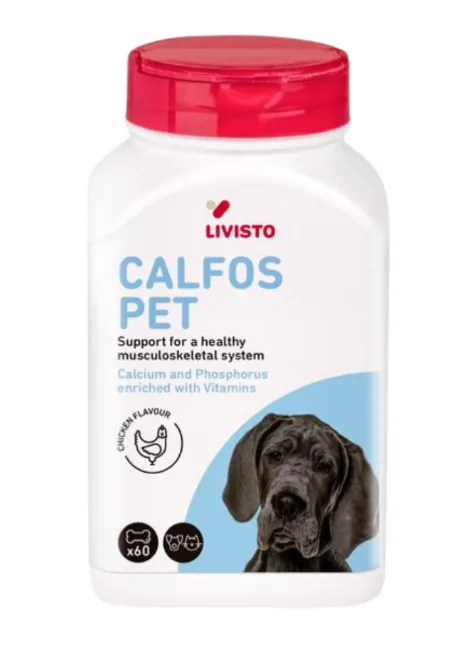 LIVISTO CALFOS PET 60 Chewable Tablets