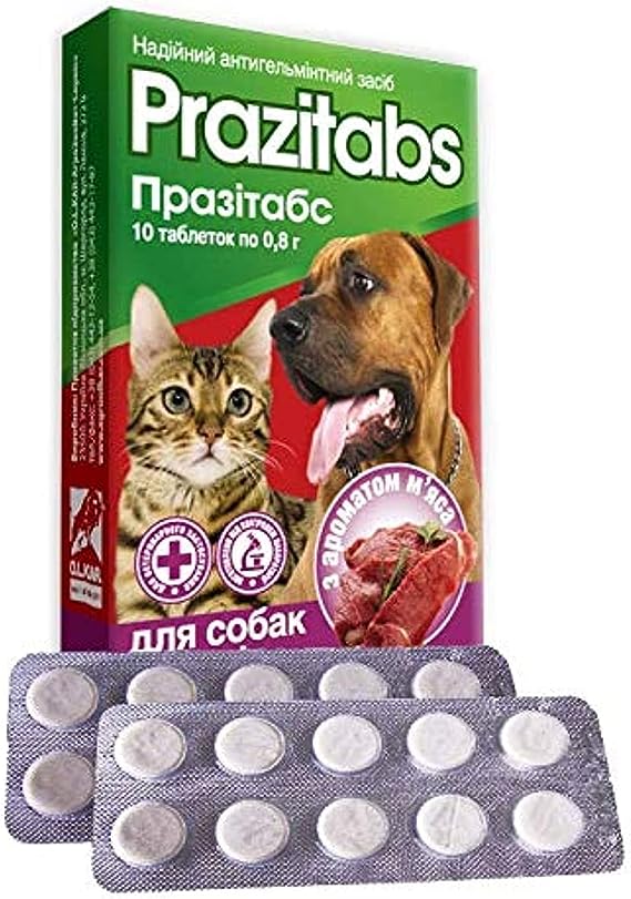 O.L.KAR Prazitabs 10 Tablets