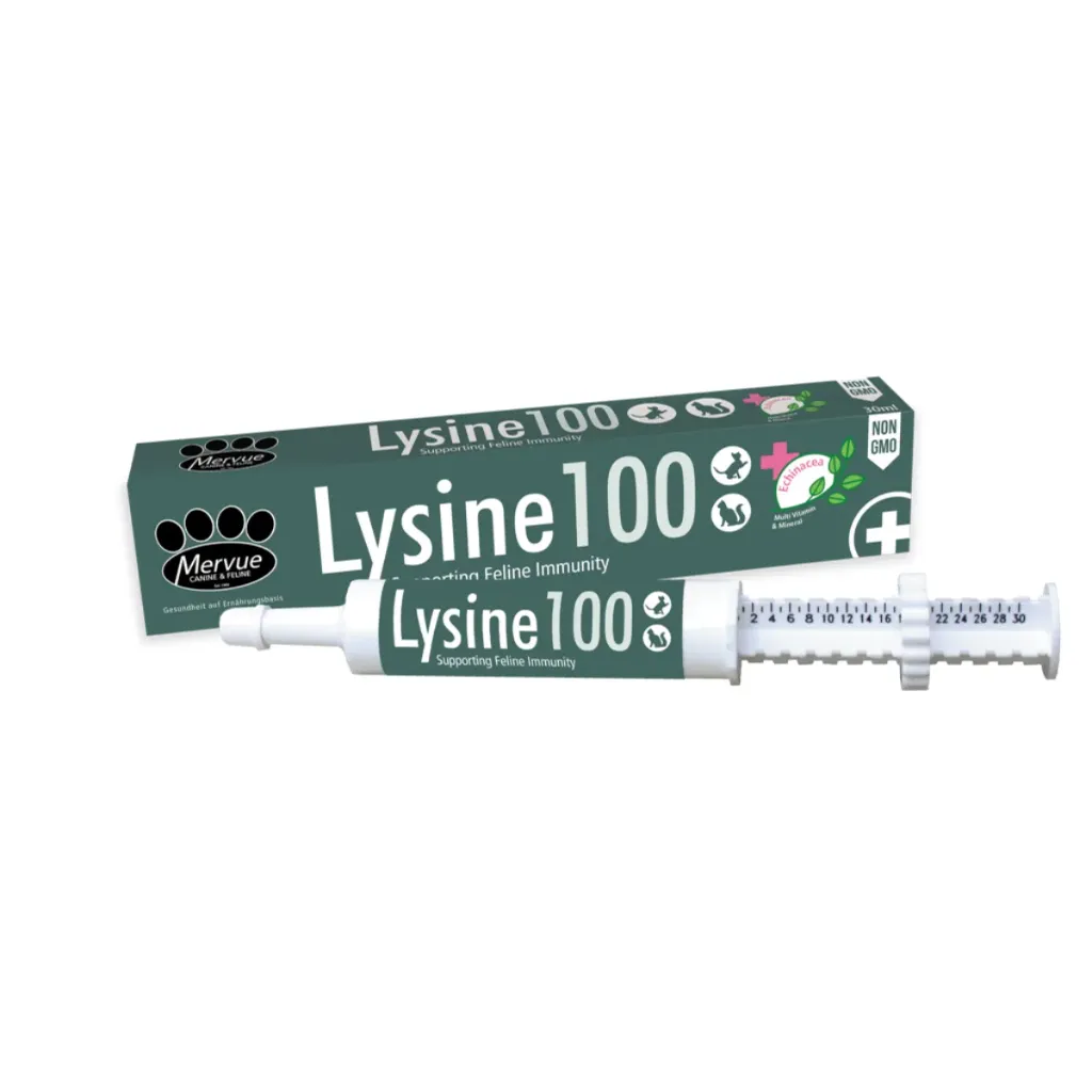 MERVUE Lysine 100 30 ml Supporting Feline Immunity