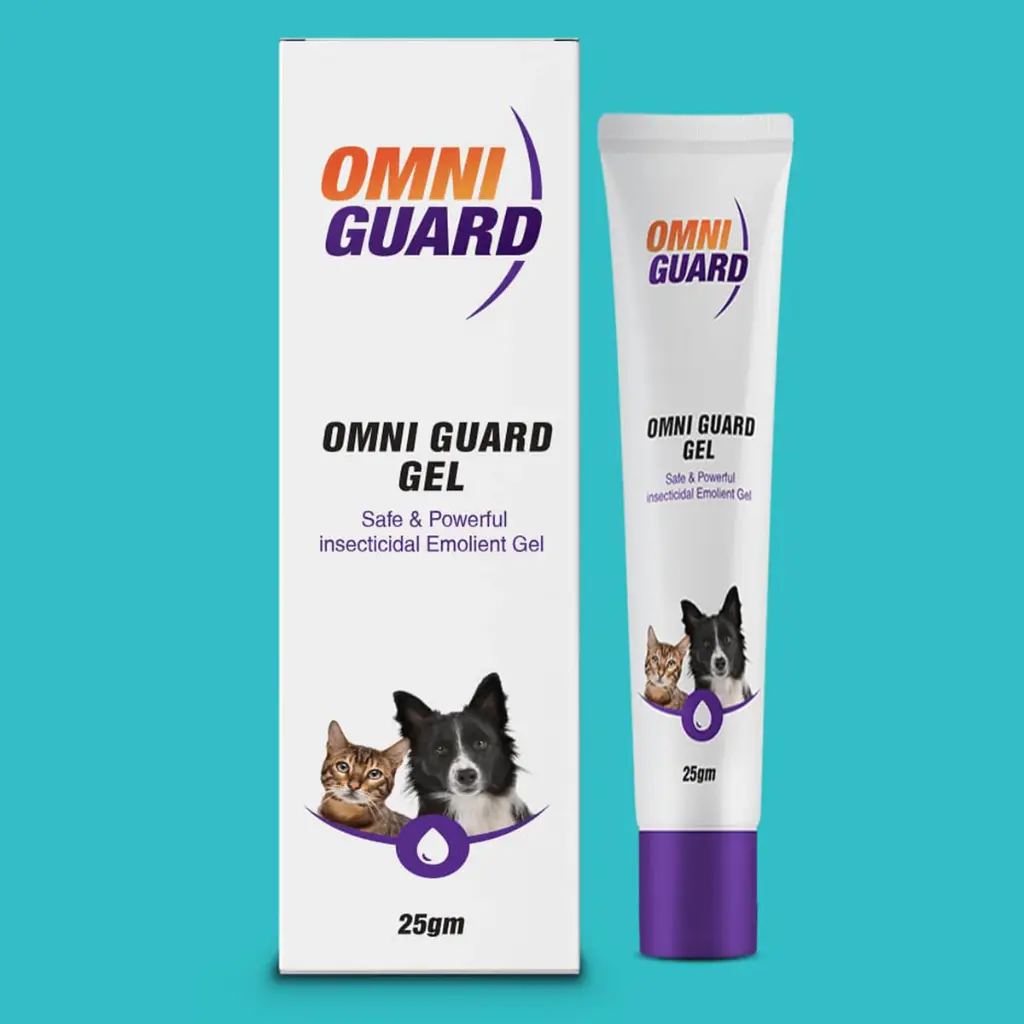 OMNIMAX | OMNIGUARD Fleas & Ticks Gel | 25 gm