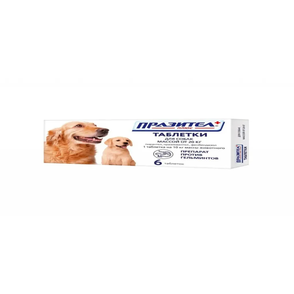 SKIFF LLC Prazitel Plus Dog 6 tablets