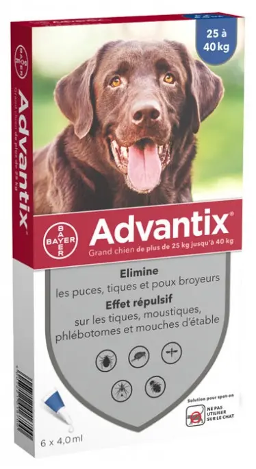 BAYER Advantix over 25 kg 4 doses