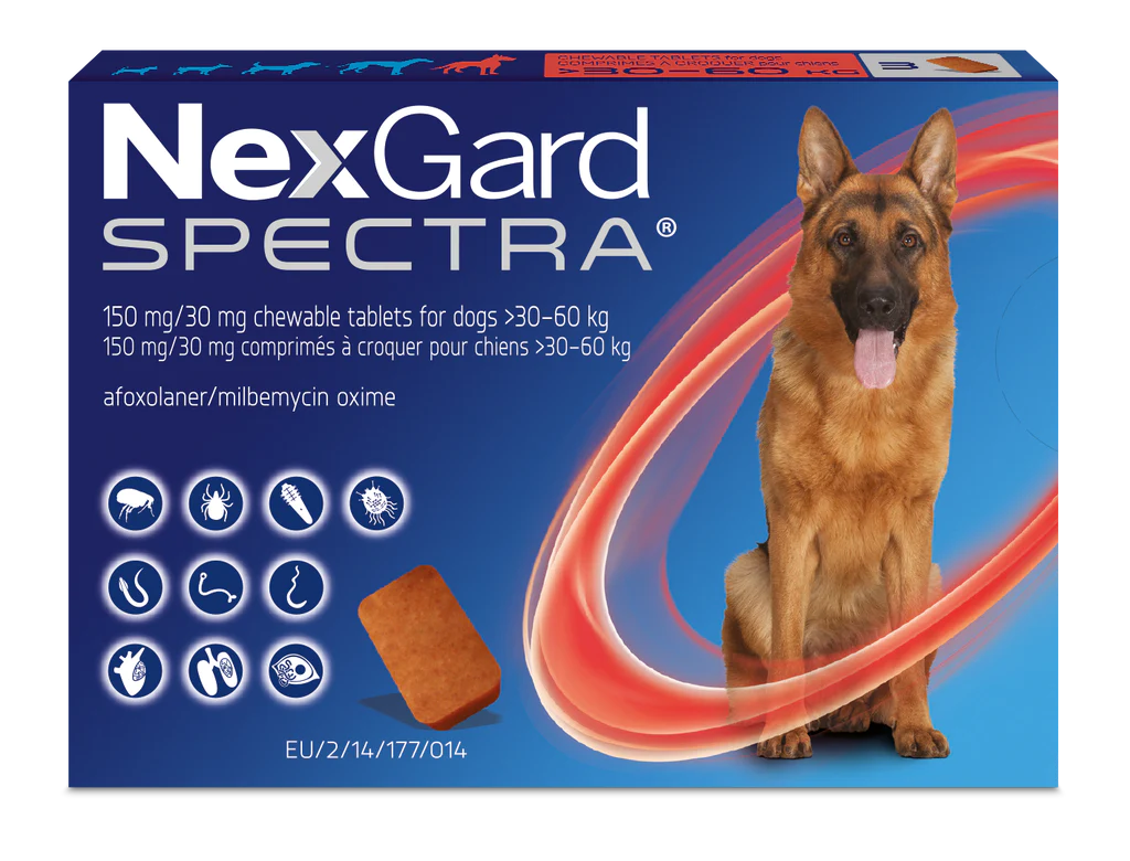 BOEHRINGER INGELHEIM Nexgard Spectra For Dogs 30 - 60 kg 3 Tablets