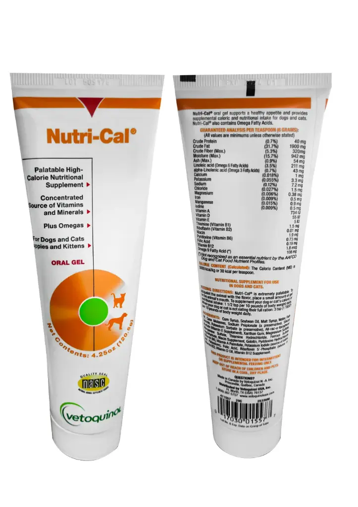 VETOQUINOL |  NUTRI-CAL ORAL Gel | 120 gm