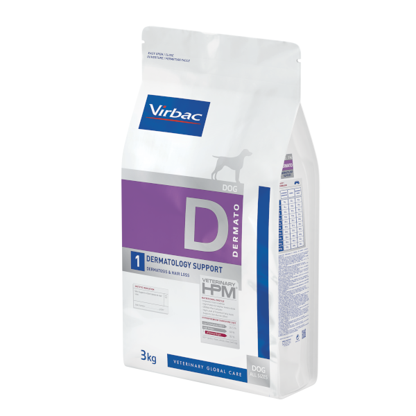 VIRBAC Dog Dermatology Support 3 kg
